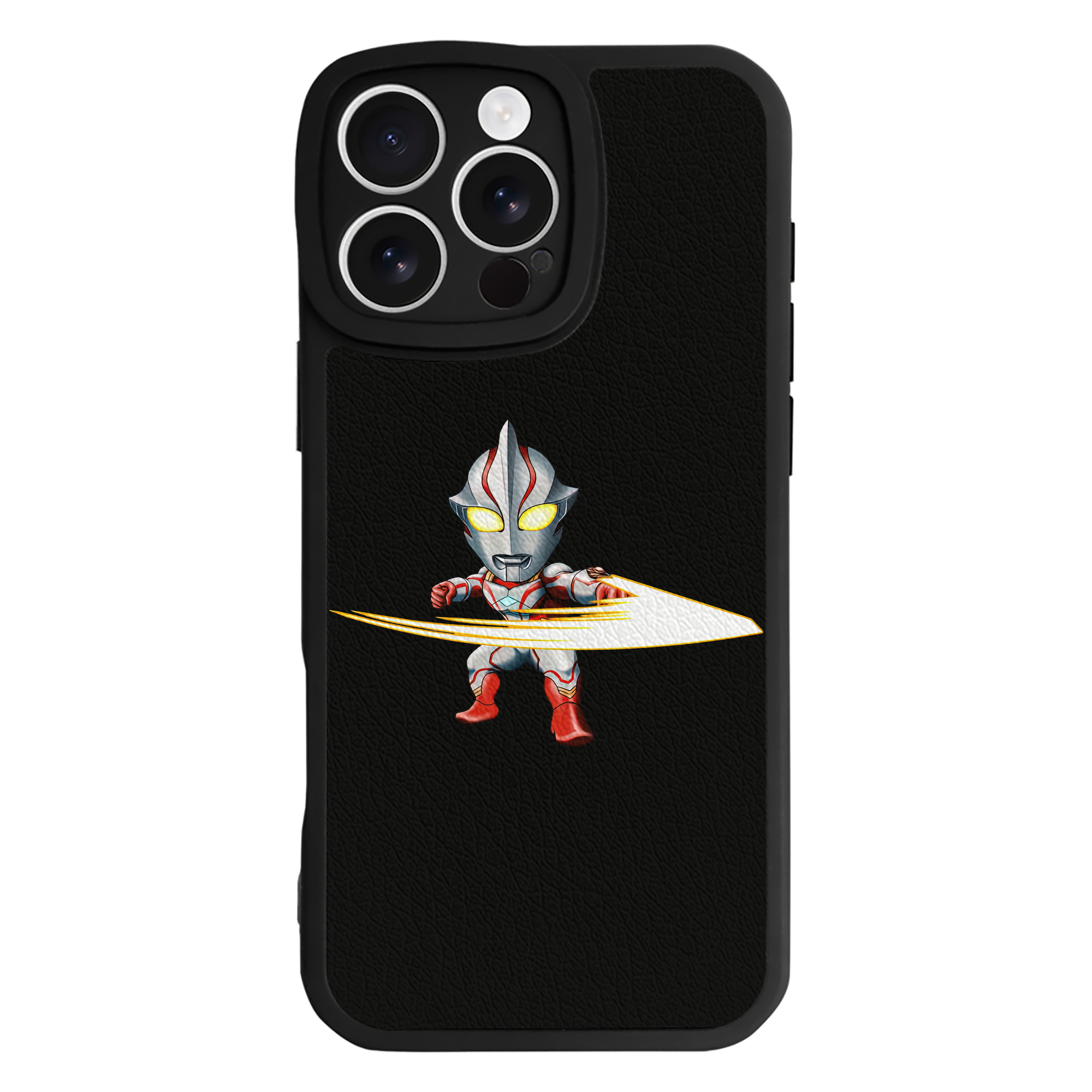 （画像用） ウルトラマン Ultraman 【iPhone 16シリーズ対応】シリコンスマホケース（レザー調） 材質：シリコン
